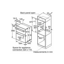 Bosch Series 6 MBA5575S0B Built-In Double Electric Oven - Stainless Steel 8 Bosch Series 6 MBA5575S0B Built-In Double Electric Oven - Stainless Steel -Kitchen Series Shop bosch mba5575s0b 6