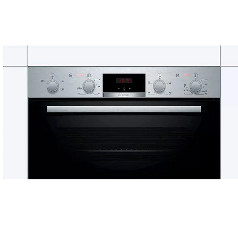 Bosch Series 2 MHA133BR0B Built-In Double Electric Oven - Brushed Steel Bosch Series 2 MHA133BR0B Built-In Double Electric Oven - Brushed Steel -Kitchen Series Shop bosch mha133br0b 1