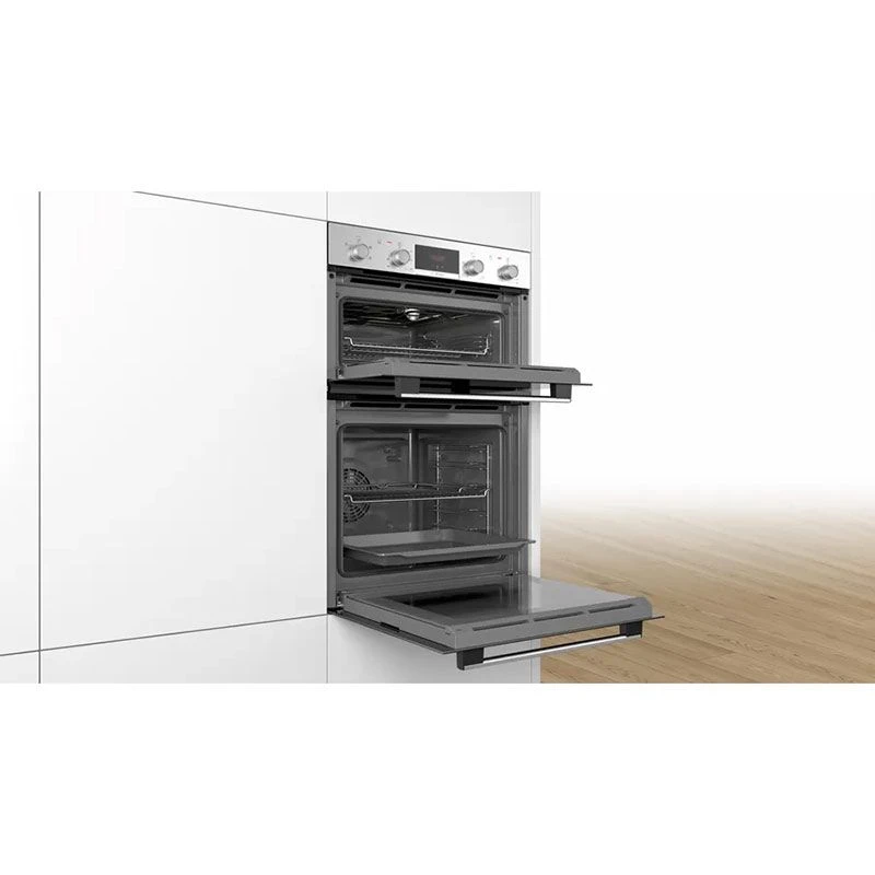 Bosch Series 2 MHA133BR0B Built-In Double Electric Oven - Brushed Steel Bosch Series 2 MHA133BR0B Built-In Double Electric Oven - Brushed Steel -Kitchen Series Shop bosch mha133br0b 3