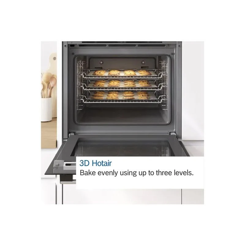 Bosch Series 2 MHA133BR0B Built-In Double Electric Oven - Brushed Steel Bosch Series 2 MHA133BR0B Built-In Double Electric Oven - Brushed Steel -Kitchen Series Shop bosch mha133br0b 4