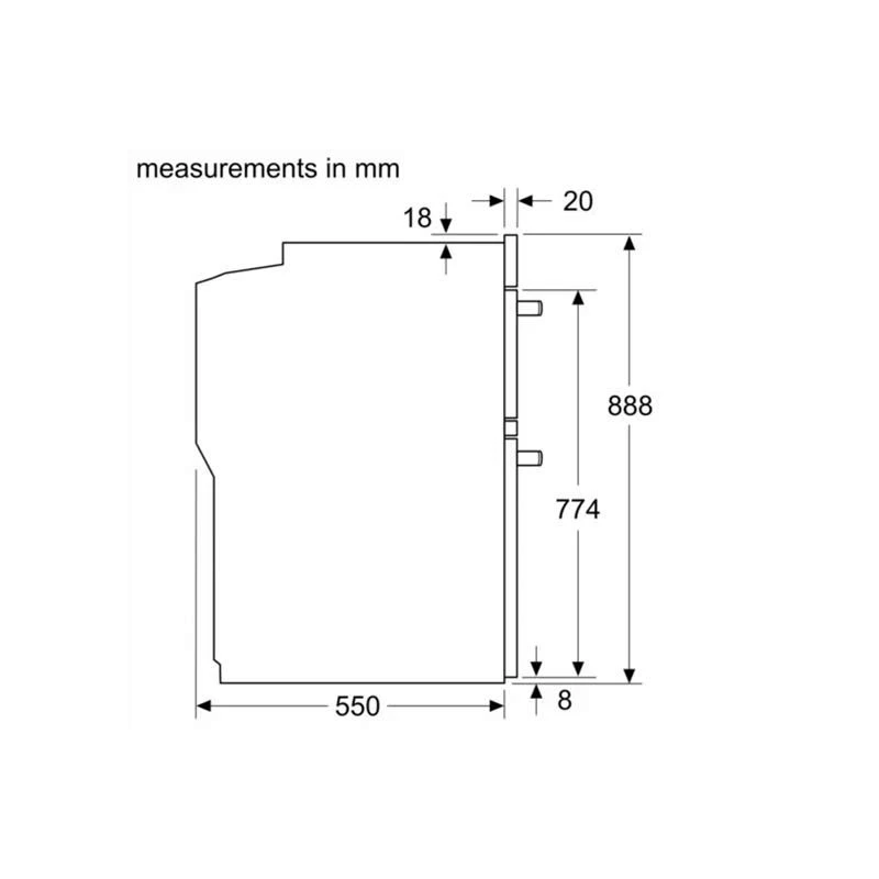 Bosch Series 2 MHA133BR0B Built-In Double Electric Oven - Brushed Steel Bosch Series 2 MHA133BR0B Built-In Double Electric Oven - Brushed Steel -Kitchen Series Shop bosch mha133br0b 6