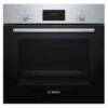 Bosch Series 2 Built-In Single Electric Oven - Brushed Steel - HHF113BR0B -Kitchen Series Shop bosch hhf113br0b series 2 built in single oven