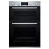 Bosch Series 6 MBA5575S0B Built-In Double Electric Oven - Stainless Steel