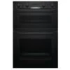 Bosch Series 4 MBS533BB0B Built-In Double Electric Oven - Black 1 Bosch Series 4 MBS533BB0B Built-In Double Electric Oven - Black -Kitchen Series Shop bosch mbs533bb0b series 4 built in double oven