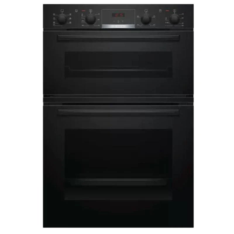 Bosch Series 4 MBS533BB0B Built-In Double Electric Oven - Black Bosch Series 4 MBS533BB0B Built-In Double Electric Oven - Black -Kitchen Series Shop bosch mbs533bb0b series 4 built in double oven