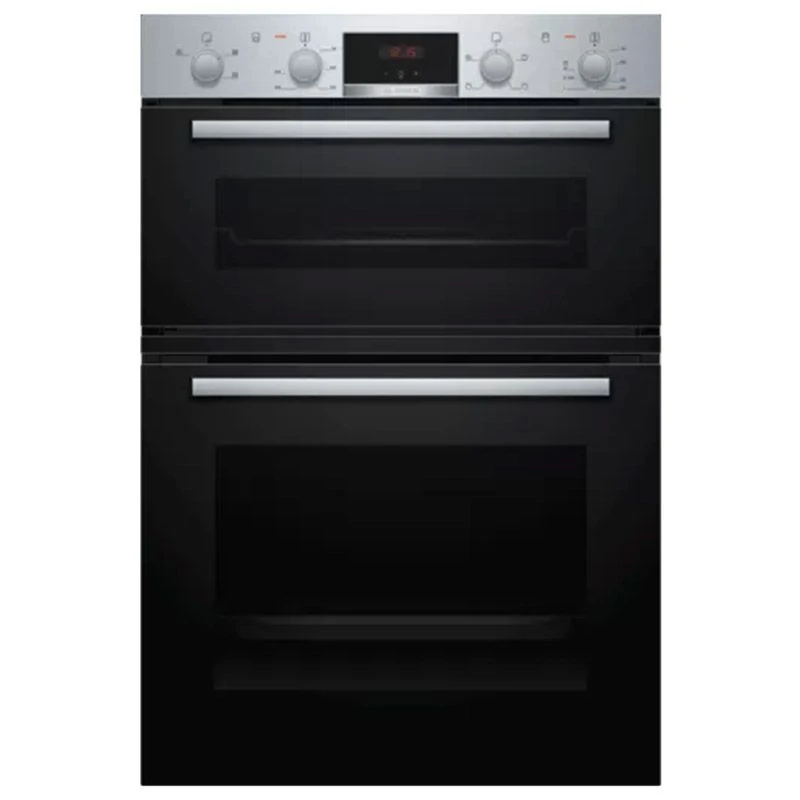 Bosch Series 2 MHA133BR0B Built-In Double Electric Oven - Brushed Steel Bosch Series 2 MHA133BR0B Built-In Double Electric Oven - Brushed Steel -Kitchen Series Shop bosch mha133br0b series 2 built in double electric oven