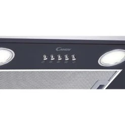 Candy CBG625/1N 52cm Built-In Canopy Cooker Hood - Black -Kitchen Series Shop c a candy cbg625 1n 52cm built in canopy hood controls