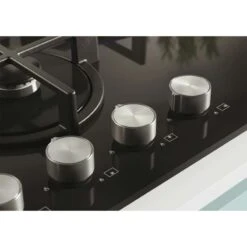 Candy CVG6DPB 60cm Gas On Glass Hob - Black Glass -Kitchen Series Shop c a candy cvg6dpb 60cm gas on glass hob controls