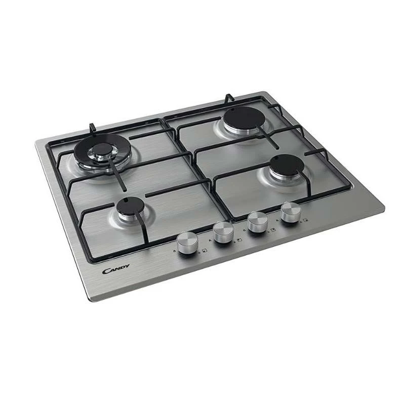 Candy Moderna CHW6BR4WPX 60cm Gas Hob - Stainless Steel Candy Moderna CHW6BR4WPX 60cm Gas Hob - Stainless Steel -Kitchen Series Shop c a candy moderna chw6br4wpx 60cm gas hob clean2