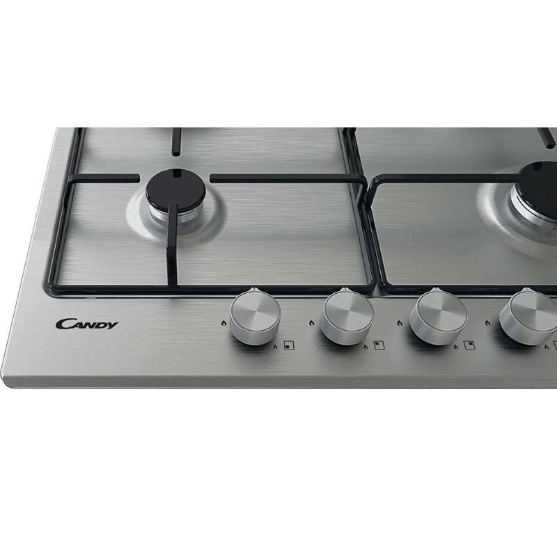 Candy Moderna CHW6BR4WPX 60cm Gas Hob - Stainless Steel Candy Moderna CHW6BR4WPX 60cm Gas Hob - Stainless Steel -Kitchen Series Shop c a candy moderna chw6br4wpx 60cm gas hob controls