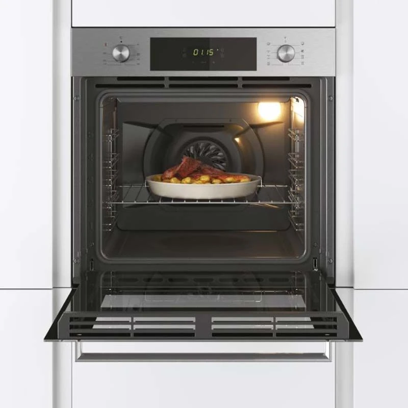 Candy Moderna FCT615X Built-In Single Electric Oven - Stainless Steel Candy Moderna FCT615X Built-In Single Electric Oven - Stainless Steel -Kitchen Series Shop c a candy moderna fct615x single electric oven lifestyle2