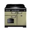 Rangemaster Classic Deluxe 100 Induction Olive Green Chrome - CDL100EIOG/C 1 Rangemaster Classic Deluxe 100 Induction Olive Green Chrome - CDL100EIOG/C -Kitchen Series Shop c d cdl100eiogc