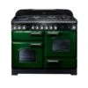 Rangemaster Classic Deluxe 110 Dual Fuel Green Chrome - CDL110DFFRG/C -Kitchen Series Shop c d cdl110dffrgc