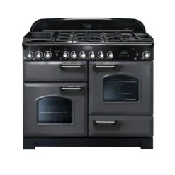 Rangemaster Classic Deluxe 110 Dual Fuel Slate Chrome - CDL110DFFSL/C