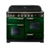 Rangemaster Classic Deluxe 110 Induction Green Brass - CDL110EIRG/B -Kitchen Series Shop c d cdl110eirgb