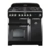 Rangemaster Classic Deluxe 90 Dual Fuel Charcoal Black/Chrome - UK/IE - CDL90DFFCB/C