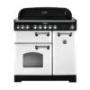 Rangemaster Classic Deluxe 90 Ceramic White Chrome - CDL90ECWH/C 2 Rangemaster Classic Deluxe 90 Ceramic White Chrome - CDL90ECWH/C -Kitchen Series Shop c d cdl90ecwhc