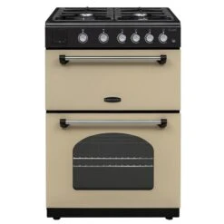 Rangemaster Classic 60 Gas Cooker - Cream & Chrome - CLA60NGFCR/C