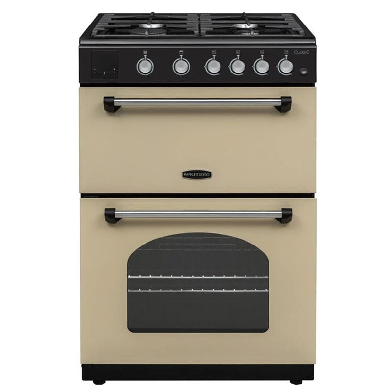 Rangemaster Classic 60 Gas Cooker - Cream & Chrome - CLA60NGFCR/C Rangemaster Classic 60 Gas Cooker - Cream & Chrome - CLA60NGFCR/C -Kitchen Series Shop c l cla60ngfcrc