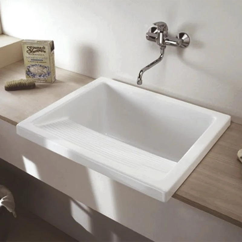 Thomas Denby Large Ceramic Laundry Sink - White - CLL Thomas Denby Large Ceramic Laundry Sink - White - CLL -Kitchen Series Shop c l cll