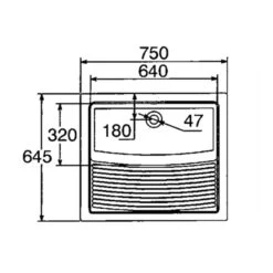Thomas Denby Large Ceramic Laundry Sink - White - CLL 5 Thomas Denby Large Ceramic Laundry Sink - White - CLL -Kitchen Series Shop c l cll 4