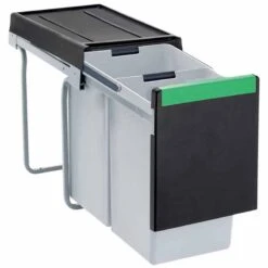 Carron Phoenix Linea 230 Waste Sorter Double Bin - 30 Litres - 134.0204.599