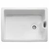 Rangemaster Classic Belfast 1 Bowl Fire Clay Ceramic Kitchen Sink - White - CCBL595WH/ 2 Rangemaster Classic Belfast 1 Bowl Fire Clay Ceramic Kitchen Sink - White - CCBL595WH/ -Kitchen Series Shop ccbl595wh