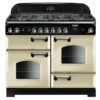 Rangemaster Classic 110 All Gas Cream/Chrome Cooker CLA110NGFCR/C -Kitchen Series Shop cla110ngfcrc