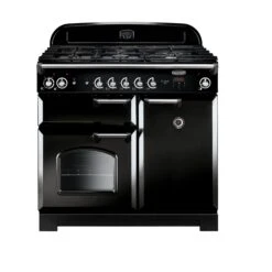 Rangemaster Classic 100 Dual Fuel Black Cooker CLAS100DFFBL/C