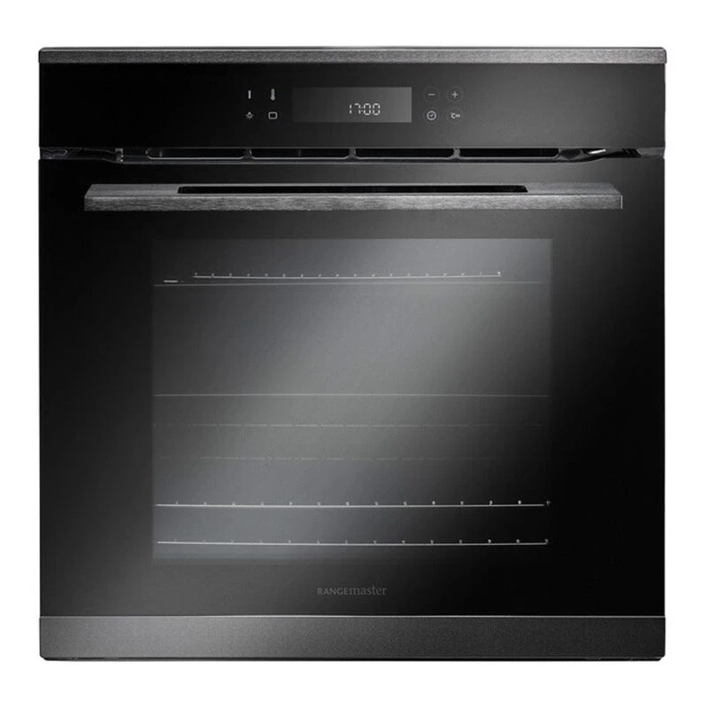 Rangemaster Eclipse 60CM Built In Electric Single Pyrolytic Oven - Black - ECL6013PBLG/C Rangemaster Eclipse 60CM Built In Electric Single Pyrolytic Oven - Black - ECL6013PBLG/C -Kitchen Series Shop e c ecl6013pblgc