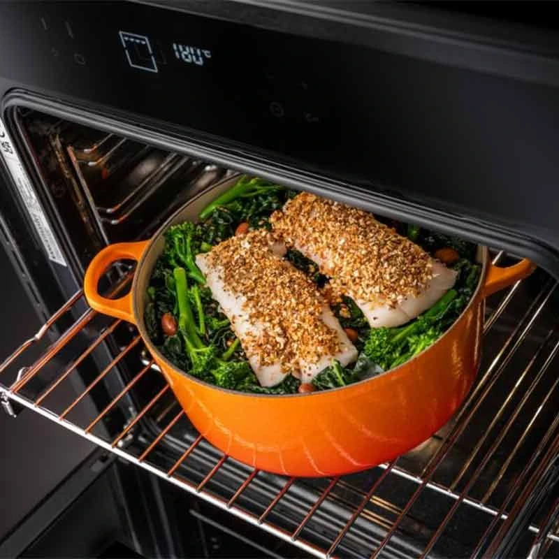 Rangemaster Eclipse 60CM Built In Electric Single Pyrolytic Oven - Black - ECL6013PBLG/C Rangemaster Eclipse 60CM Built In Electric Single Pyrolytic Oven - Black - ECL6013PBLG/C -Kitchen Series Shop e c ecl6013pblgc 4