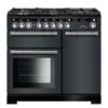 Rangemaster Encore Deluxe 100cm Dual Fuel Range Cooker - Slate/Chrome - EDL100DFFSL/C 2 Rangemaster Encore Deluxe 100cm Dual Fuel Range Cooker - Slate/Chrome - EDL100DFFSL/C -Kitchen Series Shop e d edl100dffslc