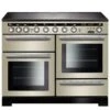 Rangemaster Encore Deluxe 110cm Induction Range Cooker - Ivory/Chrome - EDL110EIIV/C