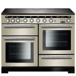 Rangemaster Encore Deluxe 110cm Induction Range Cooker - Ivory/Chrome - EDL110EIIV/C