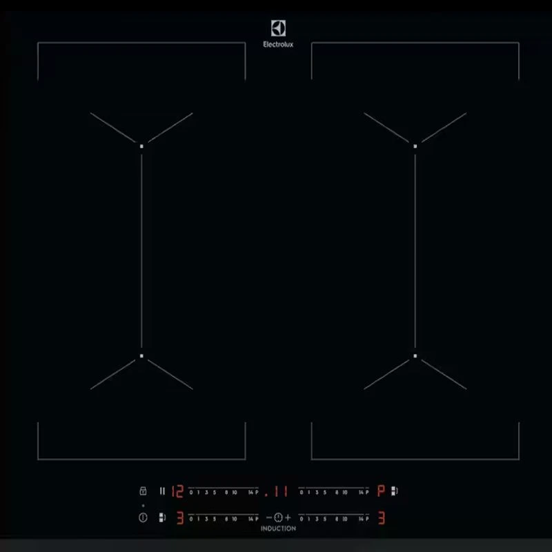 Electrolux KIV644 60cm Induction Hob - Black Electrolux KIV644 60cm Induction Hob - Black -Kitchen Series Shop e l electrolux kiv644 front