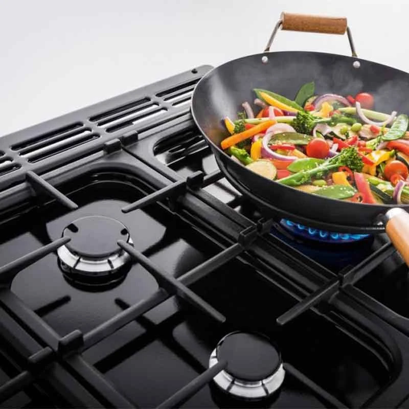 Rangemaster Encore Deluxe 100cm Dual Fuel Range Cooker - Charcoal Black/Chrome - EDL100DFFCB/C Rangemaster Encore Deluxe 100cm Dual Fuel Range Cooker - Charcoal Black/Chrome - EDL100DFFCB/C -Kitchen Series Shop e n encore deluxe 100 df 5 1