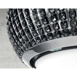 Elica PRF0151809 Interstellar 65cm Island Cooker Hood - Black Crystal -Kitchen Series Shop elica prf0151809 close up view