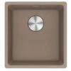 Franke Maris 1 Bowl Undermount Fragranite Kitchen Sink MRG 110-37 - Oyster - 125.0688.502 -Kitchen Series Shop franke maris 1250688502 1