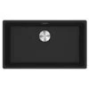 Franke Maris 1 Bowl Undermount Fragranite Kitchen Sink MRG 110-72 - Matt Black - 125.0688.513