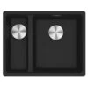 Franke Maris 1.5 Bowl Undermount Fragranite Kitchen Sink MRG 160-34-15 - Left Hand - Matt Black - 125.0688.518 -Kitchen Series Shop franke maris 1250688518 1
