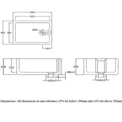 RAK Ceramics Gourmet Sink 8 - Belfast Style Kitchen Sink With Overflow - GOSINK8 -Kitchen Series Shop g o gosink8 2