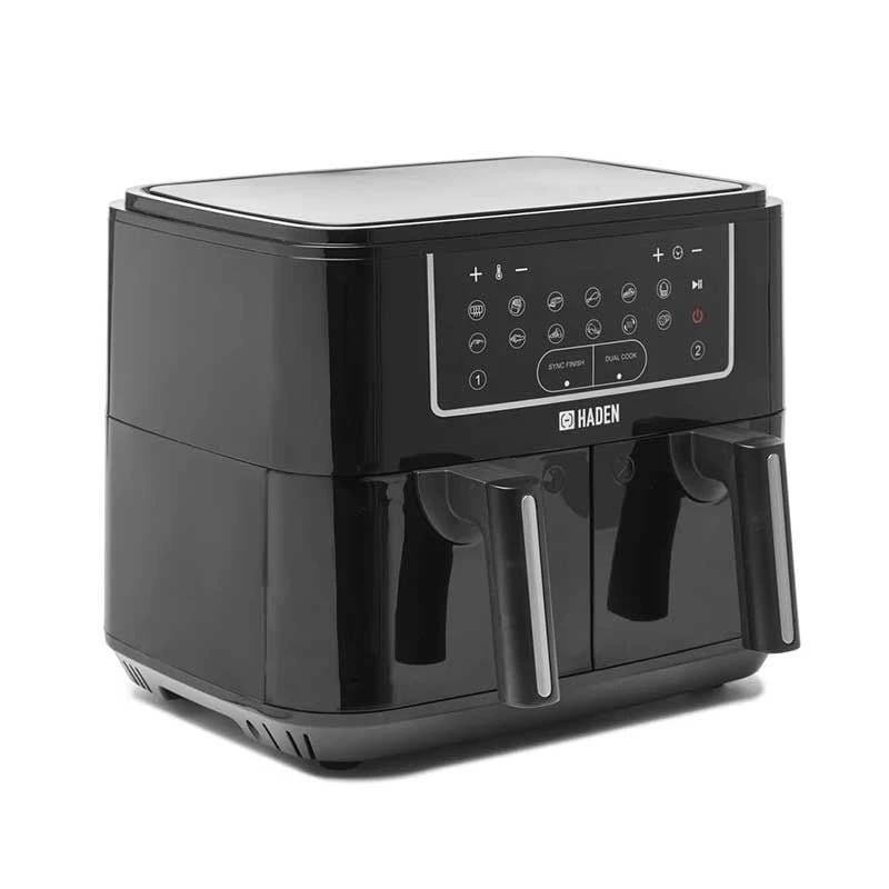 Haden 9 Litre (2 x 4.5L) Dual Basket Air Fryer - 206978 Haden 9 Litre (2 X 4.5L) Dual Basket Air Fryer - 206978 -Kitchen Series Shop h a haden dual air fryer 206978 1