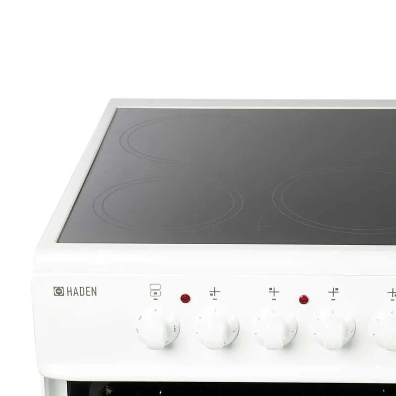 Haden HE50DOMW 50cm Double Oven With Ceramic Hob - White - HE50DOMW Haden HE50DOMW 50cm Double Oven With Ceramic Hob - White - HE50DOMW -Kitchen Series Shop h a haden he50domw 3