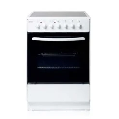Haden HEC60W 60cm 64 Litre Electric Cooker With Ceramic Hob - White - HEC60W