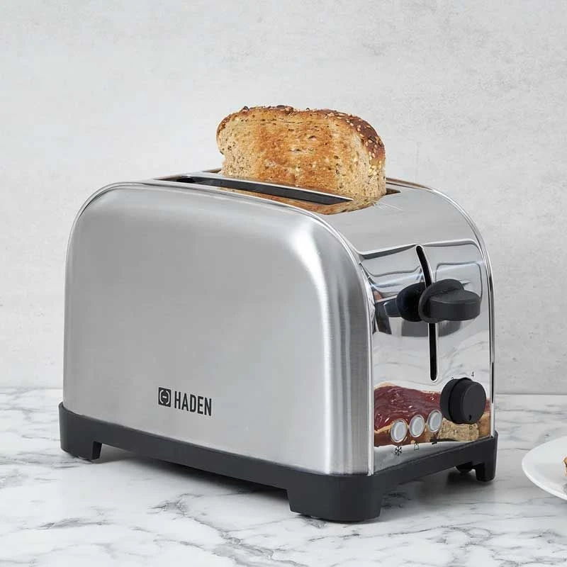 Haden Iver 2 Slice Toaster - Stainless Steel - 206466 Haden Iver 2 Slice Toaster - Stainless Steel - 206466 -Kitchen Series Shop h a haden iver 206466