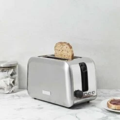 Haden Stoke 2 Slice Toaster - Brushed Steel - 196859