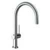 Hansgrohe Talis M54 EcoSmart Single Lever Kitchen Mixer Tap 220 Single Spray Mode - Chrome - 72843000