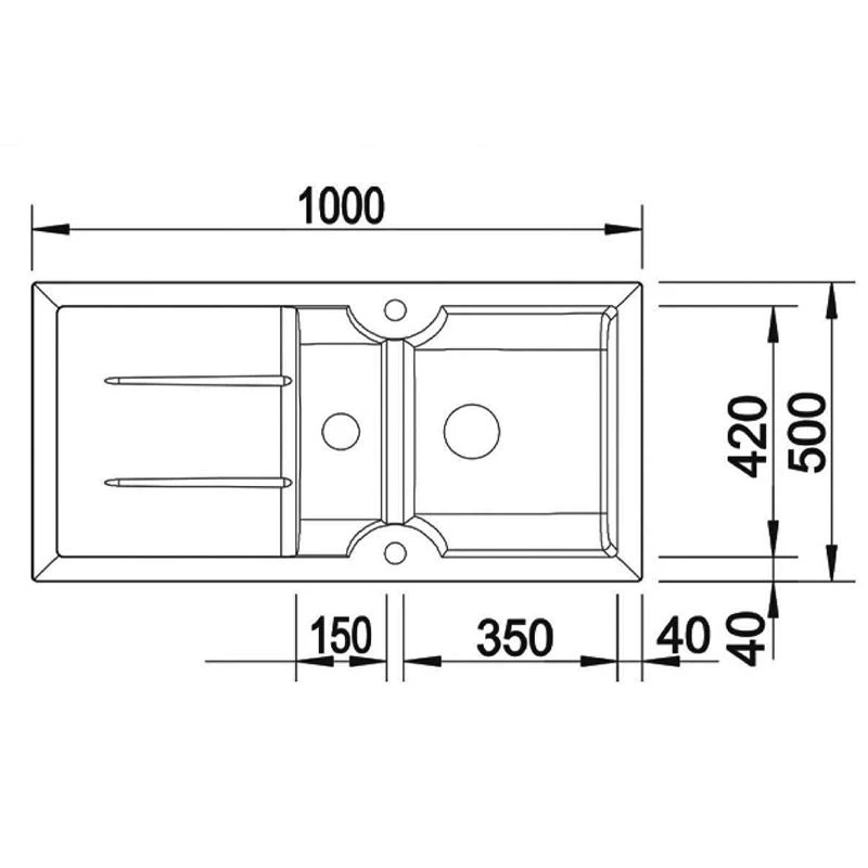 Thomas Denby Harmony MB 1.5 Bowl Reversible Ceramic Kitchen Sink & Drainer - Black Satin - HAR1020BL Thomas Denby Harmony MB 1.5 Bowl Reversible Ceramic Kitchen Sink & Drainer - Black Satin - HAR1020BL -Kitchen Series Shop h a har1020bl 2