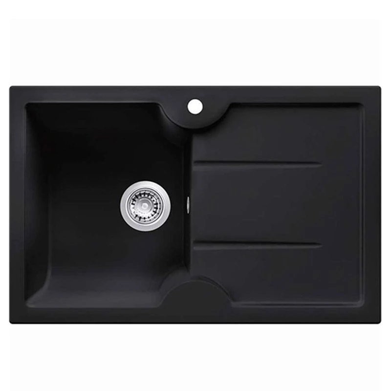 Thomas Denby Harmony Compact 1 Bowl Reversible Ceramic Kitchen Sink & Drainer - Black - HAR7810BL Thomas Denby Harmony Compact 1 Bowl Reversible Ceramic Kitchen Sink & Drainer - Black - HAR7810BL -Kitchen Series Shop h a har7810bl