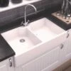 Thomas Denby Heritage 900 Ceramic Double Bowl Kitchen Sink - White - HER900 1 Thomas Denby Heritage 900 Ceramic Double Bowl Kitchen Sink - White - HER900 -Kitchen Series Shop h e her900
